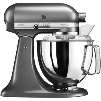KitchenAid Artisan 5KSM175 keittiökone lisävarusteilla 4,8 L Medallion silver