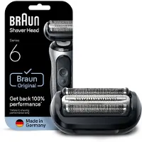 Braun 64B Series 6 -vaihtoterä, musta, ruostumaton teräs