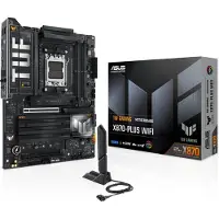 Asus TUF GAMING X870-PLUS WIFI, AMD, Pistoke AM5, AMD Ryzen 7000 Series, AMD Ryzen 8000 Series, AMD Ryzen 9000 Series, DDR5-SDRAM, 192 GB, DIMM (90MB1IU0-M0EAY0)