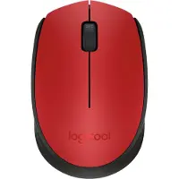 Logitech M171 Hiiri Musta, Punainen