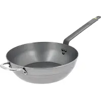 De Buyer Mineral B Element wok pan, 32cm 5614.32