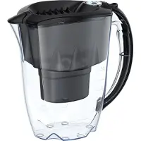 AQUAPHOR Amethyst MF+ vedensuodatuskannu, 2,8 L, musta