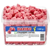 Haribo Strawberry Softies 1,4 kg irtokarkki