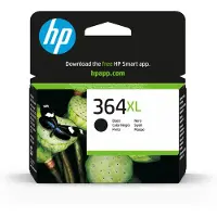 HP – 364XL, alkuperäinen riittoisa musta mustekasetti, Korkea (XL) värintuotto, musta, Väriainepohjainen muste, 1 kpl, 550 sivua (CN684EE)