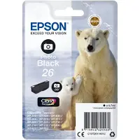 Epson POLAR BEAR 26 PHOTO BLACK SINGLE (C13T26114012)
