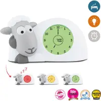 Zazu uniharjoituskello lapselle Sam the Sheep Grey, sleeptrainer