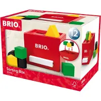 BRIO 30148 - Palikkalaatikko, punainen