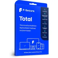 F-SECURE Total tietoturvaohjelmisto – 3 laitetta / 24 kk