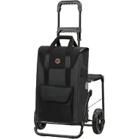 Andersen Shopper Komfort Shopper Senta 2.0 Ostoskärry 57 cm Musta