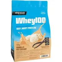 Sportlife Whey100 Vanilla Ice cream 700 g heraproteiinijauhe