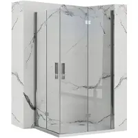 REA Molière Chrome Double suihkukaappi 100x100