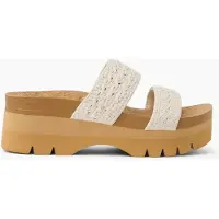 Reef for woman. CJ8611 Sandals Cushion Vista Higher white (37.5), 5 to 8 cm, None, Casual