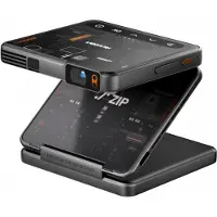 Aurzen ZIP Tri-Fold Portable Mini Projector - Cyber