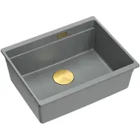 Quadron Logan 100 Grey Metallic Graniitti Pesuallas Teräs