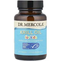 Dr. Mercola , Kruunusieniöljy Lapsetta Varten, 60 Kapselia
