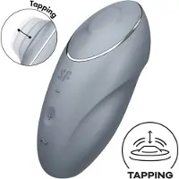 Satisfyer Tap & Climax 1 bluegrey Blue