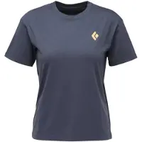 Black Diamond Women's Heritage Badge Short Sleeve Tee Charcoal Lyhythihaiset topit XS