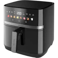 Cecotec Cecofry & Grill Duoheat 8000 -kiertoilmakypsennin, 8 L, 2200 W, Musta