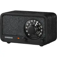 Sangean WR-8 FM-radio Bluetooth-yhteydellä, musta tammi