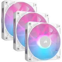 Corsair iCUE LINK RX120 RGB 120 mm -kotelotuuletin, 3 kpl - valkoinen