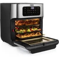 Princess Aerofryer Oven 182065, 10 l, 2,6 kg, 1500 W, airfryer, Black/Silver