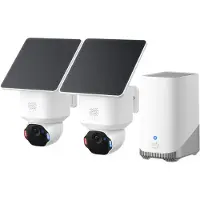 Eufy SoloCam E42 turvakamera (2 kpl, valkoinen)
