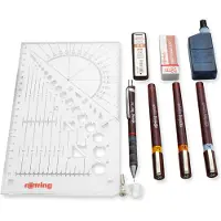 Rotring Isograph College Set 0,2 / 0,4 / 0,6 -kynäsetti