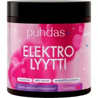 Puhdas+ Elektrolyyttijauhe Vadelma 120 g