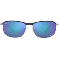 Ray-Ban RB3671CH 92044L Polarized, Sininen, Kehysmateriaali Metalli, Unisex aurinkolasit