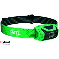 Petzl ACTIK, Taskulamppu otsanauhalla, Vihreä, Painikkeet, IPX4, 1 lamppua, 2 lm (E063AA02)