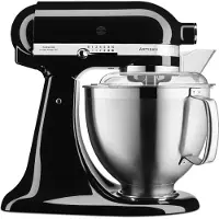 KitchenAid Artisan 5KSM185PS, 4,8 L, Musta, Vipu, 3 L, Vaivaus, Vaivaus, Sekoitus, 1,45 m (5KSM185PSEOB)