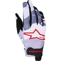 Alpinestars Radar MX-käsineet Harmaa/Violetti unisex, size 2XL