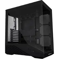 Lian Li Vector V100 -miditornikotelo ikkunalla ja RGB-valaistuksella, musta