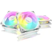 Asus TUF Gaming TR120 ARGB white case fans 120 mm 3 pieces with RGB Aura Sync backlight 28 mm thick 29 dB white transparent (90DA0093-B09020)