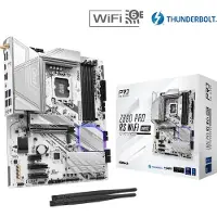 Asrock Z890 Pro RS WiFi emolevy LGA 1851 ATX DDR5 Wi-Fi 6E, valkoinen