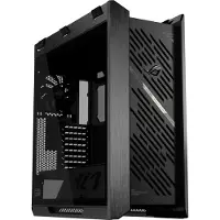 Asus ROG Strix Helios II -miditornikotelo ikkunalla ja RGB-valaistuksella, musta