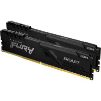 Kingston 16GB (2X8GB) DDR4 3600MT/S CL17 1RX8 FURY BEAST XMP, BLACK (KF436C17BBK2/16)