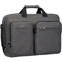 Targus HYBRID 16" BRIEFCASE BACKPACK, GREY (TBT94304GL)