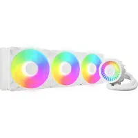 Arctic Cooling Liquid Freezer III Pro 420 A-RGB, 420mm AIO-nestejäähdytysratkaisu prosessorille, valkoinen