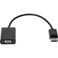 HP aktiivinen DisplayPort – VGA -sovitin, 20 cm, musta