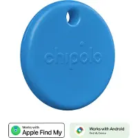 Chipolo POP - Tracking tag compatible with Apple Find My on iPhone or Find Hub on Android (Blue) (RWS.0000004)