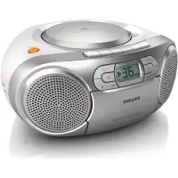 Philips AZ127/12 -kannettava CD-soitin, hopea