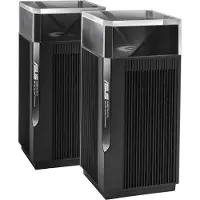 Asus ZenWiFi Pro ET12 - 2-paketti - Wi-Fi-järjestelmä (2 reititintä) - enintään 6000 neliöjalkaa - verkko - GigE, 2,5 GigE - Wi-Fi 6E - Monikaistainen