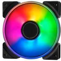 Fractal Design Prisma AL-12 PWM, 120mm PWM-laitetuuletin, musta/valkoinen