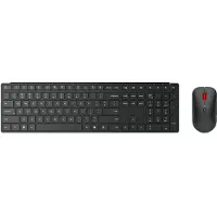Lenovo pro combo 6000 keyboard and mouse set wireless 2.4 ghz bluetooth 5.3 qwerty swedish/finnish eclipse black brown box (se/fi)