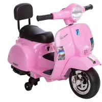 Leggodt Vespa PX150 6V MINI lasten sähkömopo, pink