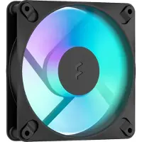 Fractal Design Dynamic 3 12 Reverse RGB 120 mm PWM-kotelotuuletin ARGB-LED-valoilla, musta