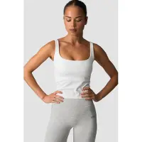 ICANIWILL Smooth Seamless 2-in-1 Tank white snow