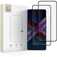 Tech-Protect Karkaistusta lasista valmistettu Glass Fit+ 2-pakkaus Xiaomi Poco X7 Pro 5G musta