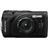 Olympus OM SYSTEM Tough TG-7 -digikamera, musta